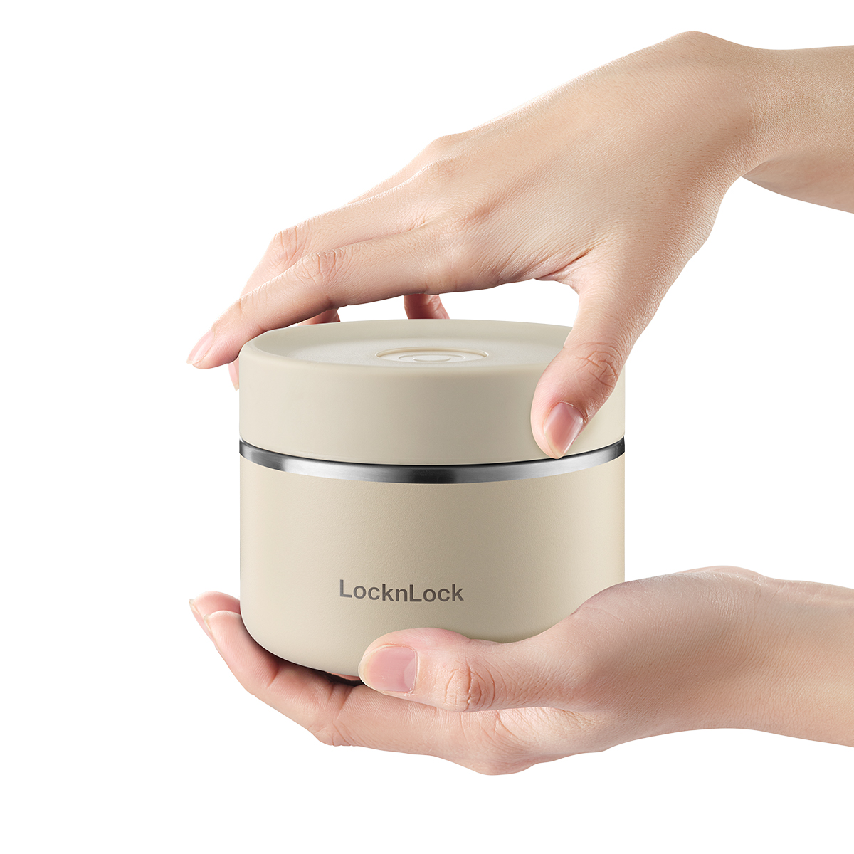 Bộ Hộp Cơm Giữ Nhiệt Locknlock Pump Vacuum Lunch Box (300Mlx2, 500Mlx1, Bộ Đũa Và Thìa, Túi) - 2 Màu (Be, Navy) - LHC8052S02, , large image number 6